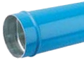 Transair Aluminum Pipe - Blue Ø168(mm