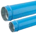 Transair Aluminum Pipe - Blue 76/100(mm)