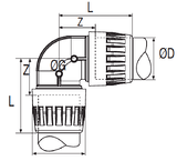 Transair 90° Connectors