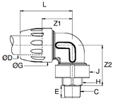 Transair 90° Connectors