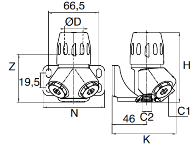 Transair Quick Assembly Brackets