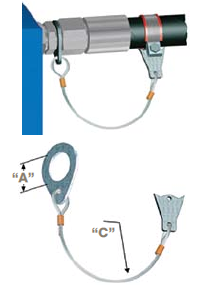 Parker Hose Whip Restraint System cable assembly