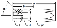 Parker 51 series 20851 fitting