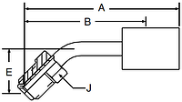 Parker 92 series 16792 hose fitting
