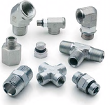 PARKER WEE08S9/16UNFCF NEW 90 ELBOW F 8MM TUBE EO-2 24* BITE X 3/8 M ADJ ORB