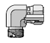 Parker ORFS Swivel Elbow C6LO