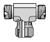Parker Swivel Branch Metric Hex S6MLO