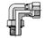 Parker SAE-ORB 37 Degree Swivel AOEX6