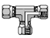 Parker 37 Degree Swivel Union Tee JX6