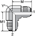 Parker ETXO - JIC Union Elbows