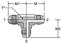 Parker JTX - JIC Union Tee