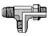 Parker BSPP-ORR Run Tee R4OMX
