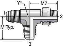 Parker R4OMX - JIC Male Run Tee-BSPP