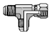 Parker 37 Degree Swivel Run Tee R6X