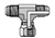 Parker 37 Degree Swivel Branch Tee S6X