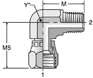 Parker X6EF - JIC Swivel Elbow Connector