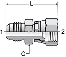 Parker XHX6 - JIC Extenders and Expanders