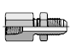 Parker NPTF 37 Degree Bulkhead WGTX