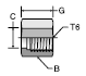 Parker BL - ORFS tube nut