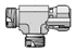Parker Swivel Run Metrix Hex R6MLO