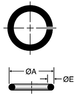 Parker SBR - ORFS Metric Silver Braze Rings