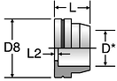 Parker TLS - ORFS Metric Braze Sleeves