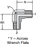Parker Male Pipe Elbow 