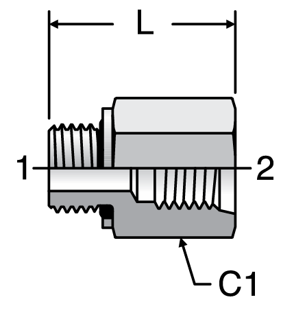 Parker Conversion Adapter 