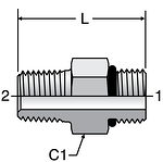Parker Male Pipe Adapter 
