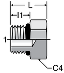 Parker Hex Head Plug 