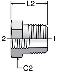 Parker BSPT Reducing Adapter 