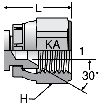 Parker Komatsu Caps