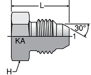 Parker Komatsu Plugs