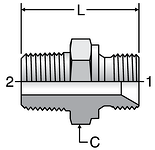 Parker K4 BSPT Male Connectors