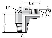 Parker JIS Male Elbows