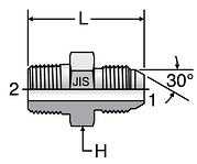 Parker JIS Mail Connector
