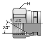 Parker FNMP4: JIS 60° Cone Cap