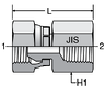 Parker G63P4: 60° Swivel / Male BSPT Connector