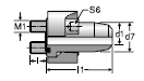 Parker AS3 /AS6 SAE-Flange / Weld Butt