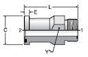 Parker LOHQ1 Code 61 Flange Connectors