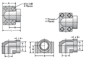 Parker W6EQ Weld Socket Block Elbow Connector Tube