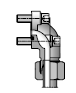 EO-EO-2 DIN Flange / Metric Flareless