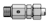 Parker DG104-R 90 BSPP-ED Flareless