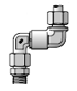 Parker DG106-R Double Elbow BSPP Flareless