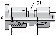 Parker DA - EO Distance Piece Adapters