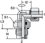 Parker DVWE-R - EO Plain Bearing Rotary Straights