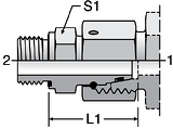 Parker EGE-M-ED - EO Swivel Connectors