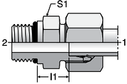 Parker GEO - EO-2 Male Connectors