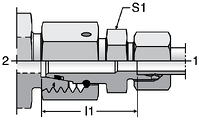 Parker RED S-Series - EO-2 Tube End Reducers