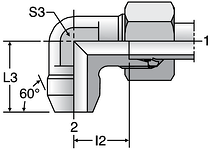 Parker WAS - EO Weld Elbows